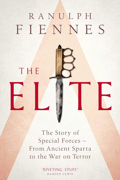 Elite cover - a book by the worlds greatest living explorer, Sir Ranulph Fiennes.