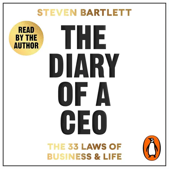 The Diary of a CEO cover - The 33 laws of business and life based on insights from the worlds highest performers.