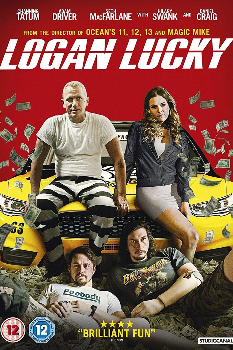 Logan Lucky movie cover - starring Channing Tatum.