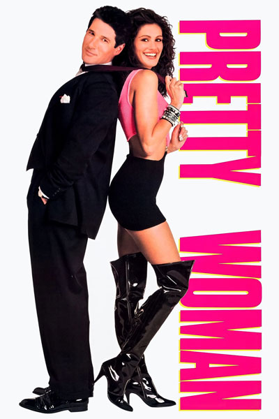 Pretty Women movie cover - starring Julia Roberts.