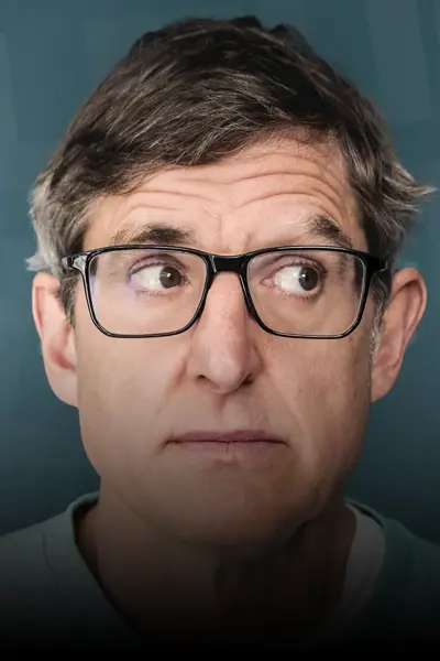 Louis Theroux looking away to his left